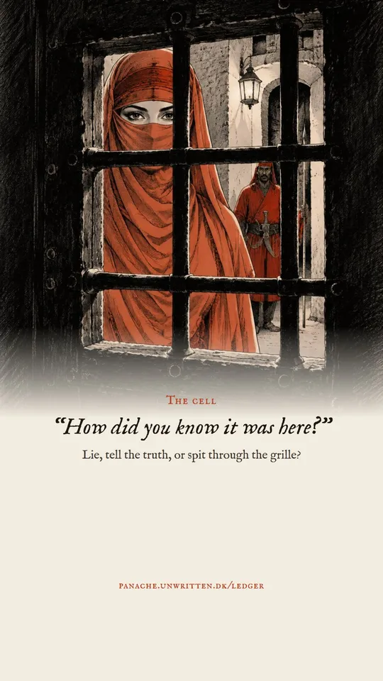 Story frame: the cell. “How did you know it was here?”